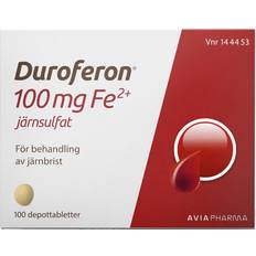 Duroferon Avia Pharma Duroferon 100mg Fe2+ Iron Sulfate 100 st