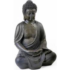 Schwarz Gartenschmuck Gardens2you X-Large Buddha