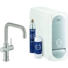 Kohlensäurehaltiges Wasser Mischer Grohe Blue Home U-spout (31456DC1) Stahl