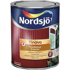 Röd - Träfasadsfärger - Utomhusfärger Målarfärg Nordsjö Tinova Traditional Exterior Träfasadsfärg Röd 2.5L