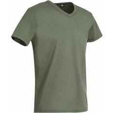 Overdeler Stedman Ben V-neck T-shirt - Military Green