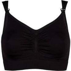 Avtagbara axelband Gravid- & Amningskläder Missya Lucia Nursing Bra Black