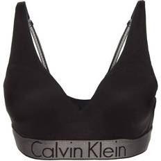 Calvin Klein Customized Stretch Plunge Push-Up Bra - Black