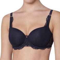 Streifen BHs Triumph Peony Florale Wired Padded Bra - Black