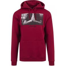 Rojo Ropa Mister Tee Sudadera con capucha Granate Pray Hoodie