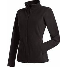 Fleece women jacket black Stedman Active Fleece Jacket Women - Black Opal