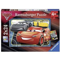 Pixars Cars Classic Jigsaw Puzzles Ravensburger Disney Pixar Cars 3 Adventures with Lightning McQueen 2x24 Pieces