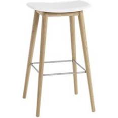 Muuto Fiber Wood Base Bar Stool 76cm