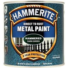 Hammerite Direct to Rust Hammer Metal Paint Green 0.25L