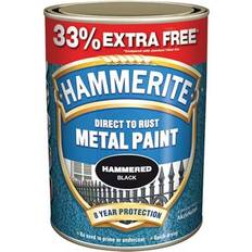 Hammerite Direct To Rust Hammered Pintura para Metales Negro 0.75L