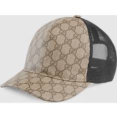 Gucci Caps Gucci GG Supreme Baseball Hat Beige/Ebony