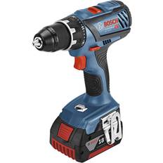 Bosch gba 18v Bosch Blauw GSR 18V-28 Professional Accu Schroefboormachine L-BOXX 136 GBA 18V 4.0Ah 06019H410A