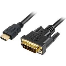 Sharkoon HDMI - DVI M-M 1m