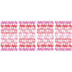 Rosa Väggdekor RoomMates Watercolor Heart Peel & Stick Wall Decals