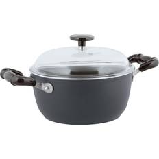 Sambonet 1965 Vintage Quarzo Nero with lid 2.5 L 20 cm