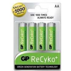 Batterier aa GP Batteries ReCyko+ Batterier AA 4-Pack