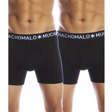 Muchachomalo Ropa interior de hombre Muchachomalo Solid Boxershorts 2-pack - Black