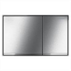 Geberit Sigma60 Placca 2 Pulsanti Quadrati Cromo-Spazzolato 115.640