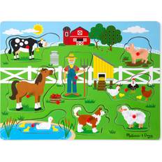 Knob Puzzles on sale Melissa & Doug Old McDonald's Farm 8 Pieces