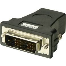 Dvi d han til hdmi hun adapter Lindy HDMI-DVI D Adapter M-F