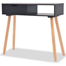 vidaXL Solid Pine Console Table 30x80cm