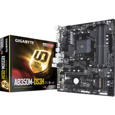 Micro-ATX - Socket AM4 - X370 Bundkort Gigabyte GA-AB350M-DS3H (rev. 1.x)