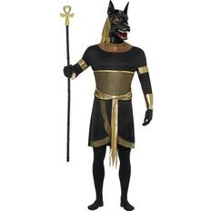 Smiffys Costume Dieu Egyptien Anubis Noir Or