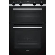 Siemens Dual Ovens Siemens MB557G5S0B Black