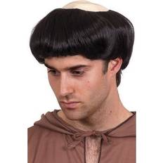 Religion Maskerad Korta peruker Smiffys Monks Wig