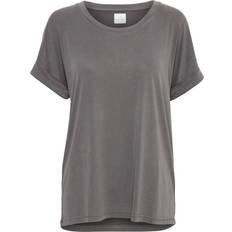 CULTURE Bekleidung CULTURE Kajsa T-shirt - Blackened Pearl