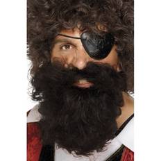 Smiffys Piratskæg Brun