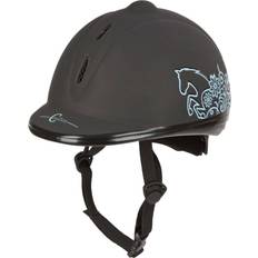 Kerbl Casco de equitación para niños Covalliero Noir