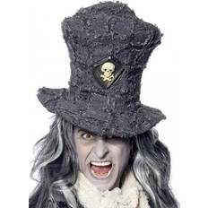 Halloween Hatter Smiffys Gravedigger Top Hat Grey