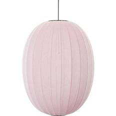 Made by Hand Knit-White Oval Pendant Lamp ∅ 65cm