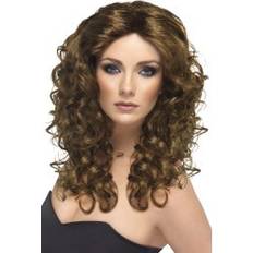 Smiffys Glamour Wig Brown