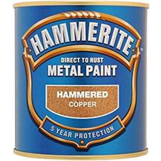 Paint Hammerite Direct to Rust Hammered Effect Metal Paint Gold 0.75L