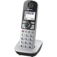 Téléphones Fixes Panasonic KX-TGE510 Téléphone sans fil avec ID d'appelant DECT\GAP noir, argent