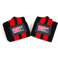 Bandages de poignet Gorilla Sports Gewichtheberhaken Wear Pro Noir