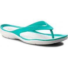 Plastica Infradito Crocs Swiftwater Flip - Tropical Teal/Pearl White