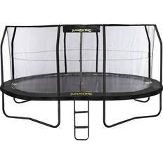 Oval JumpPod Trampoline 520x430cm + Safety Net + Ladder