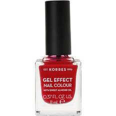 Korres Sweet Almond Gel Effect Nail Colour #51 Rosy Red 11ml