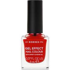 Sweet Almond Gel Effect Nail Colour #48 Coral Red