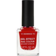 Korres Sweet Almond Gel Effect Nail Colour #53 Royal Red 11ml