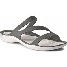 Crocs Gris Sandalias Crocs Swiftwater Sandal - Smoke/White