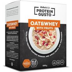 BioTechUSA Oat & Whey With Fruits Banana & Apple 696g