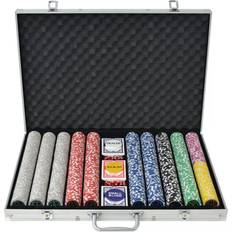 vidaXL Pokerset med 1000 Laser Marker