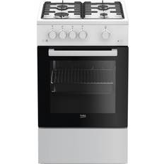 Vrijstaand Gasfornuizen Beko FSG52020FW Black, White