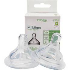 Everyday Baby Kinder- & Babyzubehör Everyday Baby MilkHero Bottle Nipples Variable Flow 6m+ 2pcs