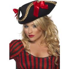 Smiffys Fever Pirate Hat Black