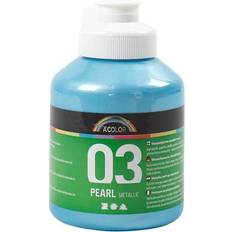 A Color Acrylic Paint Pearl Metallic 03 Light Blue 500ml